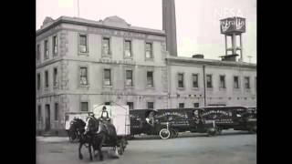 Australias earliest road traffic accident captured on film c1905 [upl. by Rolyab]