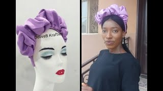 How to make the trending ruffle headband  DIY Ruffle Headband [upl. by Edwyna]