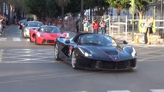 Ferrari 70 aniversario Marbella  LaFerrari Aperta LaFerrari 40 Ferrari doing accelerations 22 [upl. by See74]