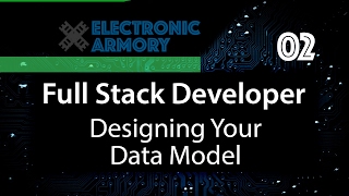 Full Stack App from Scratch  Designing Your Data Model  02 [upl. by Llennol]