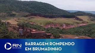 Novo vídeo mostra força da lama após rompimento da barragem em Brumadinho [upl. by Yerdua]