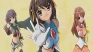 Suzumiya Haruhi No 3D Hare Hare Yukai Full Dance And Song [upl. by Yrellav240]