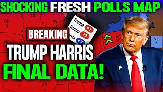 Final Polls Result Insistently Shows Trump 2024 Election Night Polls Map Prediction [upl. by Leahcimaj682]