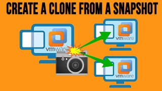 How to Create a Clone of a Virtual Machine from a Snapshot in VMware Workstation [upl. by Airehs]