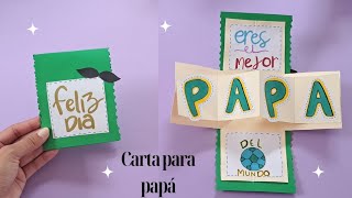 Tarjeta para el día del padre ✨💖 [upl. by Nahallac]