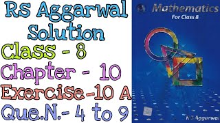 Profit and Loss  Class 8 Exercise 10A Question 4 to 9  Rs Aggarwal  Md Sir [upl. by Eladal957]