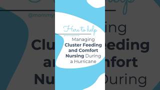 How to Manage Cluster Feeding amp Comfort Nursing Mommy’s Own Milk mommysownmilk clusterfeeding [upl. by Eob]