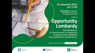 Opportunity Lombardy [upl. by Uta]