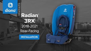 Diono® Radian® 3RX  AllinOne Convertible Car Seat  RearFacing Installation  20182021 [upl. by Vivyanne935]