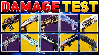 What is the BEST Shotgun for DPS Damage Testing  Destiny 2 Revenant [upl. by Larry]