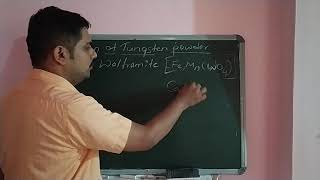 EXTRACTION OF TUNGSTEN FROM WOLFRAMITE BSc 3RD SEM PART 6 BY PROF SHRIDHAR HEBBAR [upl. by Kingdon505]