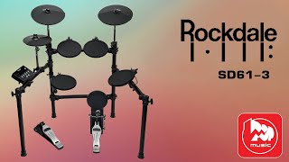 Электронная барабанная установка Rockdale Drums SD613 новое название Hurricane 1 [upl. by Ramed]