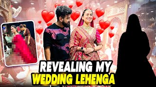 REVEALING MY WEDDING LEHENGA😱  5 DIN MEIN SHAADI🥹  RAJATSWATIVLOGS [upl. by Siahc586]