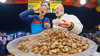 Moroccan Street Food 🇲🇦 Night Market Tour in Marrakesh Morocco Jema El Fnaa Square [upl. by Yve]