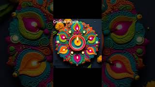 Diwali decoration ideas decorate a diya decoration with diye trending rangolishortsshortvideo [upl. by Sinclair]