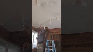 Scraping popcorn ceilings [upl. by Renny485]