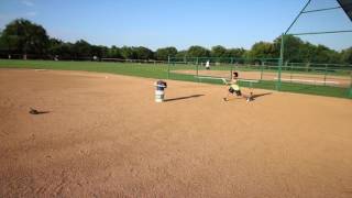 BATTING PRACTICE MONTAGE JUGS SOFT TOSS PITCHING MACHINE [upl. by Remoh]