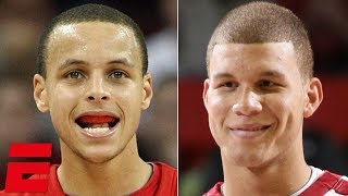 Steph CurryBlake Griffin duel in 2008 DavidsonOklahoma game  College Hoops Highlights [upl. by Fabrin647]