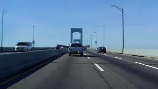 Throgs Neck Bridge southbound [upl. by Llerral]