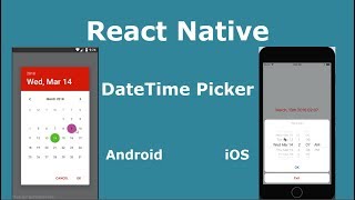 React Native DateTime Picker [upl. by Eisset560]