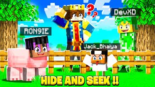 MINECRAFT HIDE amp SEEK BUT I SECRETLY CHEAT 😱 [upl. by Ydurt850]