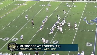 Muskogee vs Rogers AR Highlights [upl. by Atoel]