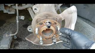 How to replace a broken lug nut stud the proper easy way [upl. by Anassor]