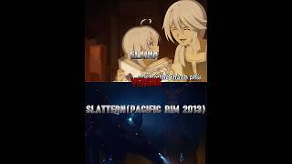 Slattern vs Elainatặng bàKazumaAnimation elaina pacificrim anime [upl. by Rimhsak]