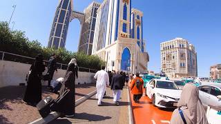 Walk from Jabal Omar Address Hotel to Masjid Al Haram I Makkah [upl. by Alleacim]