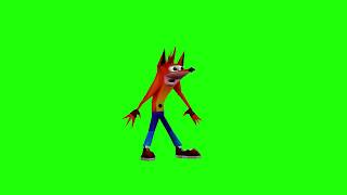 Crash Bandicoot WOAH Slow Motion GREEN SCREEN [upl. by Zeret]