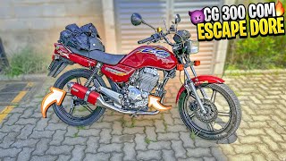 PEGUEI UMA CG 150 COM MOTOR DE XRE 300 E ESCAPE DORE [upl. by Sage]