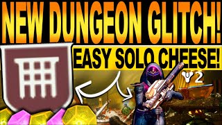 Destiny 2  NEW GRASP OF AVARICE GLITCH Easy SOLO FLAWLESS DUNGEON Cheese amp Farm 30th Anniversary [upl. by Yeldud]