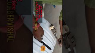 ✅how To Install Water Tank Connection plumbervishal watertank plumbing [upl. by Reggi]