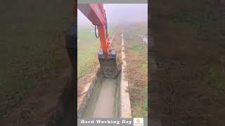 Hard Working Day 322 Excavator Cleaning Ditch [upl. by Nosreffej381]