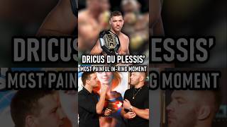 What was the most painful thing Dricus Du Plessis has experienced in the UFC ufc [upl. by Patrich]