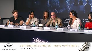 EMILIA PEREZ – Conférence de presse – Français – Cannes 2024 [upl. by Brabazon]