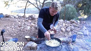 Gordon Ramsay Makes A Mushroom Omelette In Morocco  Scrambled [upl. by Akinad]