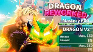 🎉Dragon V2 REWORK is real  Release Date  Blox Fruits [upl. by Sucramaj]