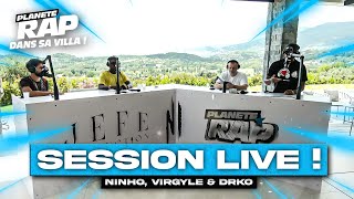 SESSION LIVE avec Ninho Virgyle amp Drko  PlanèteRap [upl. by Leal]