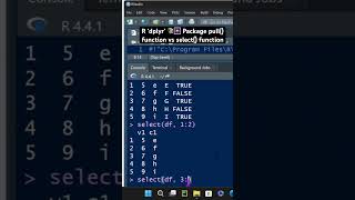 R ‘dplyr’ Package pull function vs select function 🔥📚 [upl. by Suoiluj]