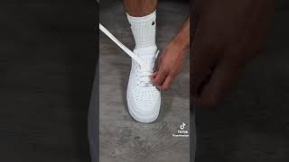 How to correctly lace Air Force 1 [upl. by Aliuqet]