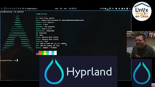 Arch Linux con Hyprland nwgshell 🐧✅ [upl. by Elocyn]