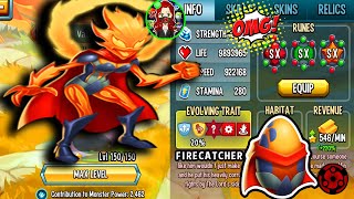 🔴Monster Legends  FIRECATCHER REview😱 Rip Slumsters Dodge Area Fire Lab Maze [upl. by Ivah]