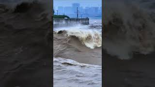 The Qiantang River Tide shows the might of the worlds first tide with its surging posture The [upl. by Ailemor]