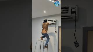 Panasonic Hot amp cold air conditioner WiFi  indoor pressure wash process [upl. by Willa]