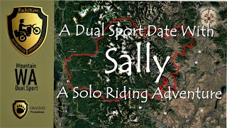 A Dual Sport Date with Sally  A Solo Adventure [upl. by Ahsikam]