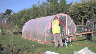 How to Build a Polytunnel Ireland  Stop Motion [upl. by Dyolf]