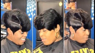 Creative Short Layered Haircut With Asymmetrical Cut  Short Hairstyle Women [upl. by Innob321]