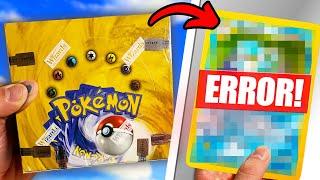 Opening 17 HEAVY Base Set Pokemon Packs  ERROR Pull [upl. by Nolur610]