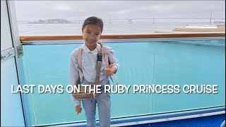 Last Day on the Ruby Princess Cruise to Alaska Canada [upl. by Ennaylime639]